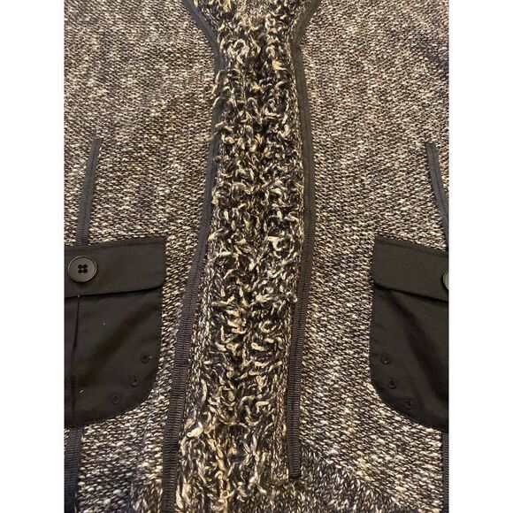 Boss Hugo Boss women's grey/black knit blazer with front pockets size medium - Picture 2 of 10